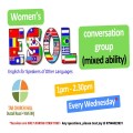 Women's ESOL Conversation Group (TERM TIME ONLY)