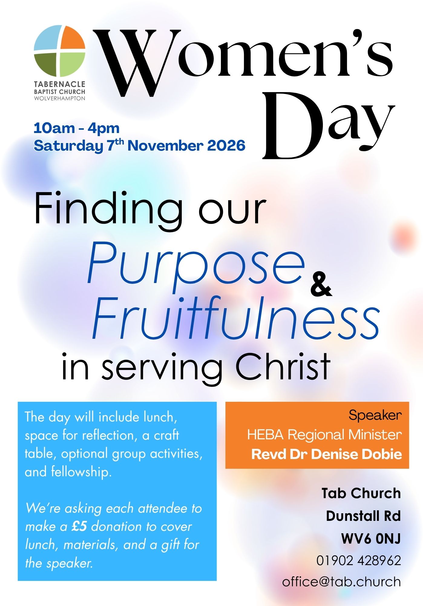 Women's Day: Finding our purpose & fruitfulness in serving Christ
